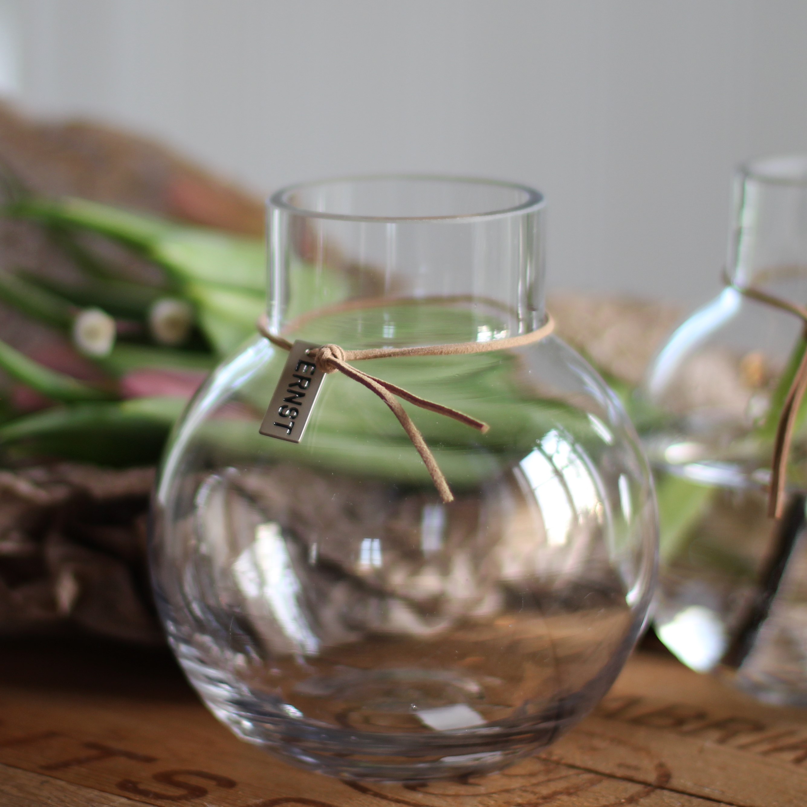 Glasvas rund liten ERNST - 9