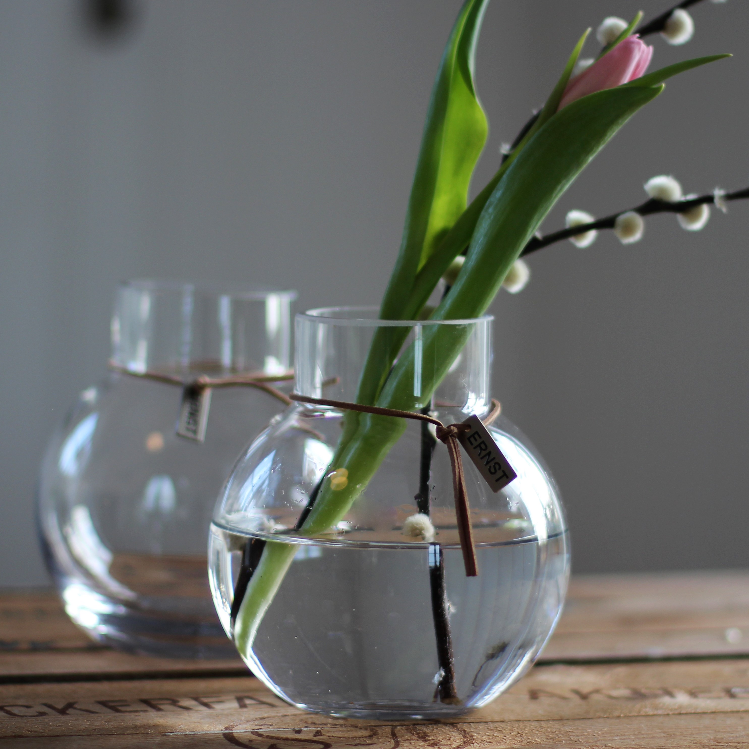 Glasvas rund liten ERNST - 6