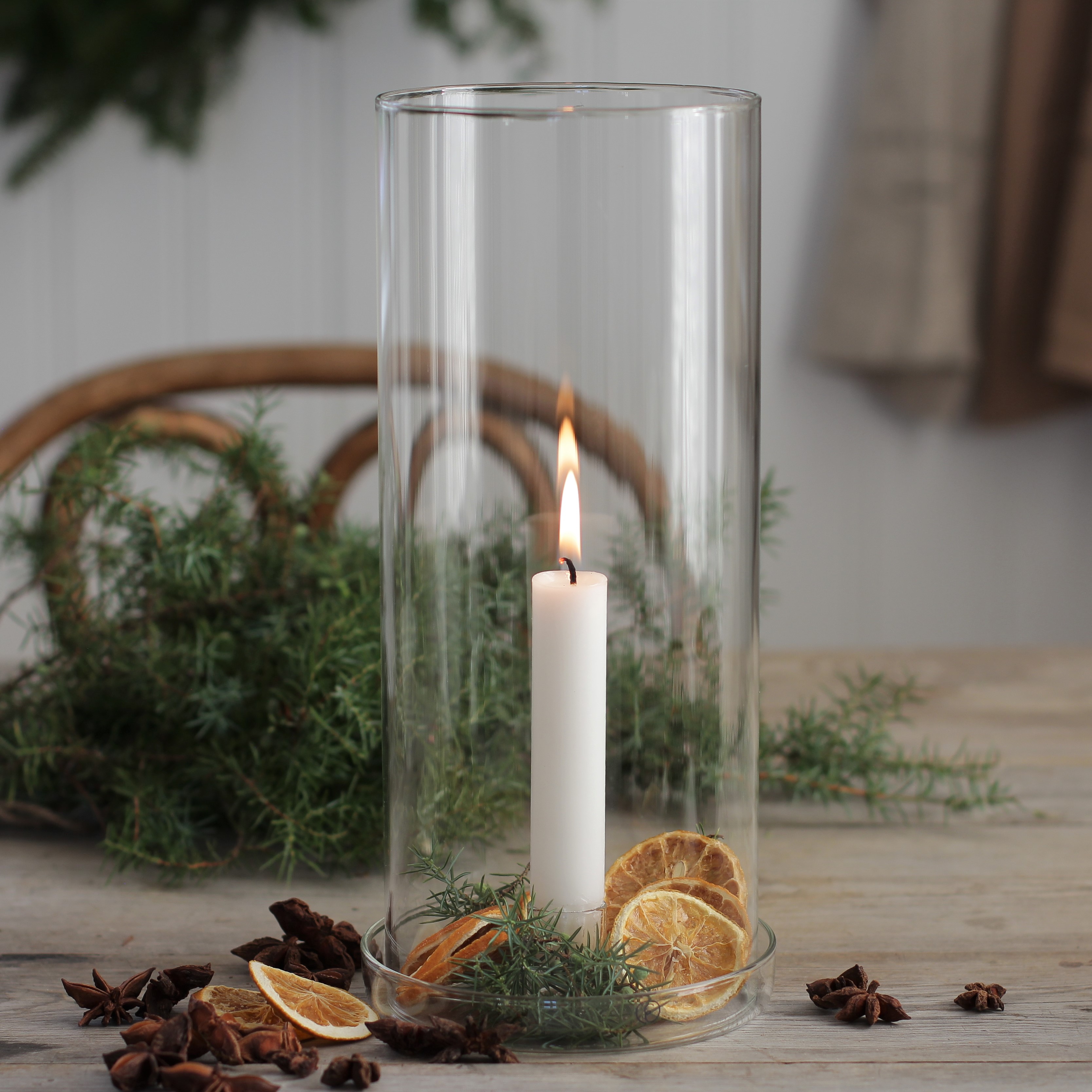 Glaslykta för kronljus - ERNST - 5