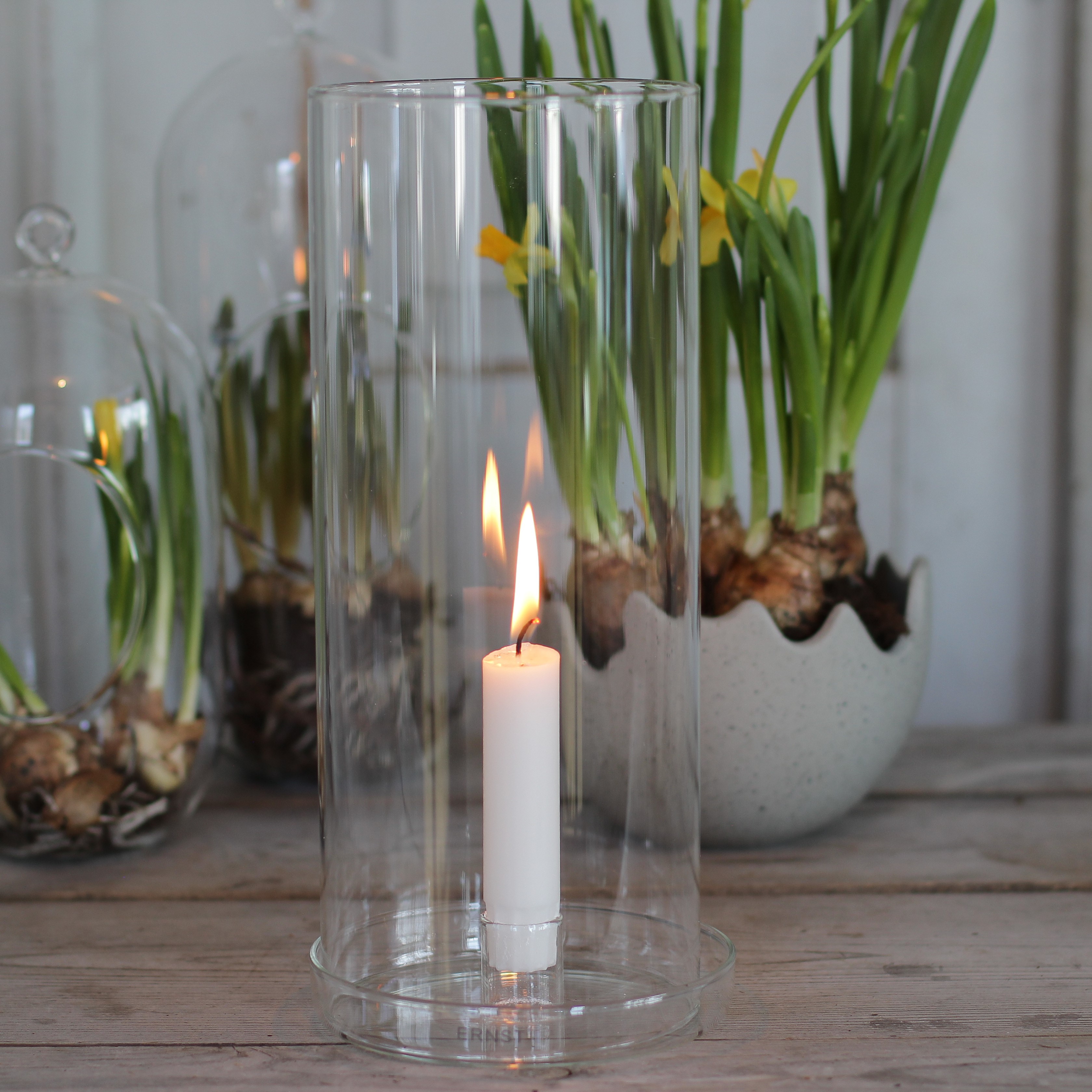 Glaslykta för kronljus - ERNST - 2
