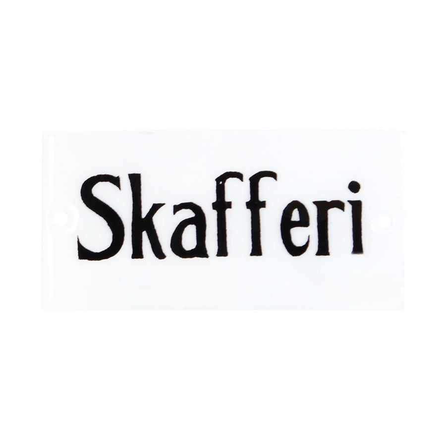 Emaljskylt Skafferi