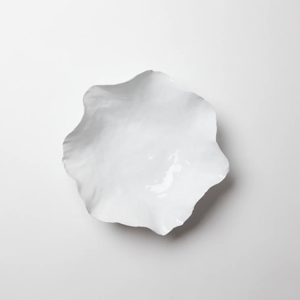 Fat/ Skål Vit - Mellan - 4