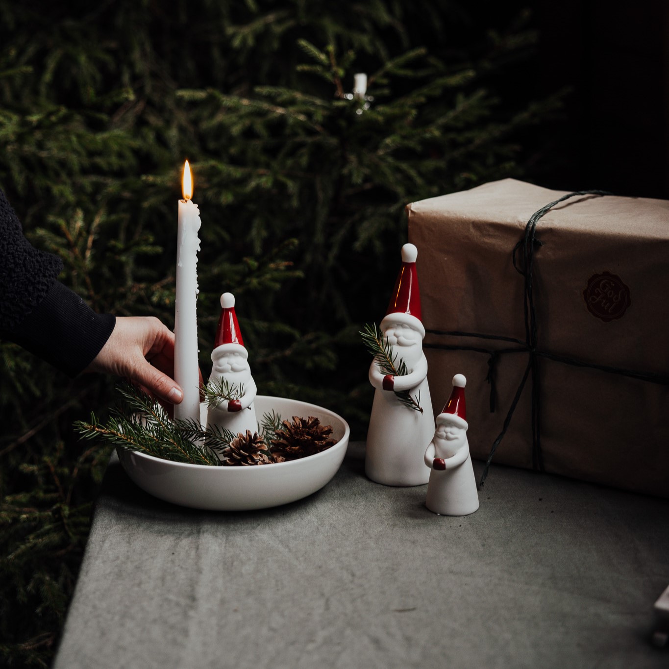 Loke Tomte Röd - Stor