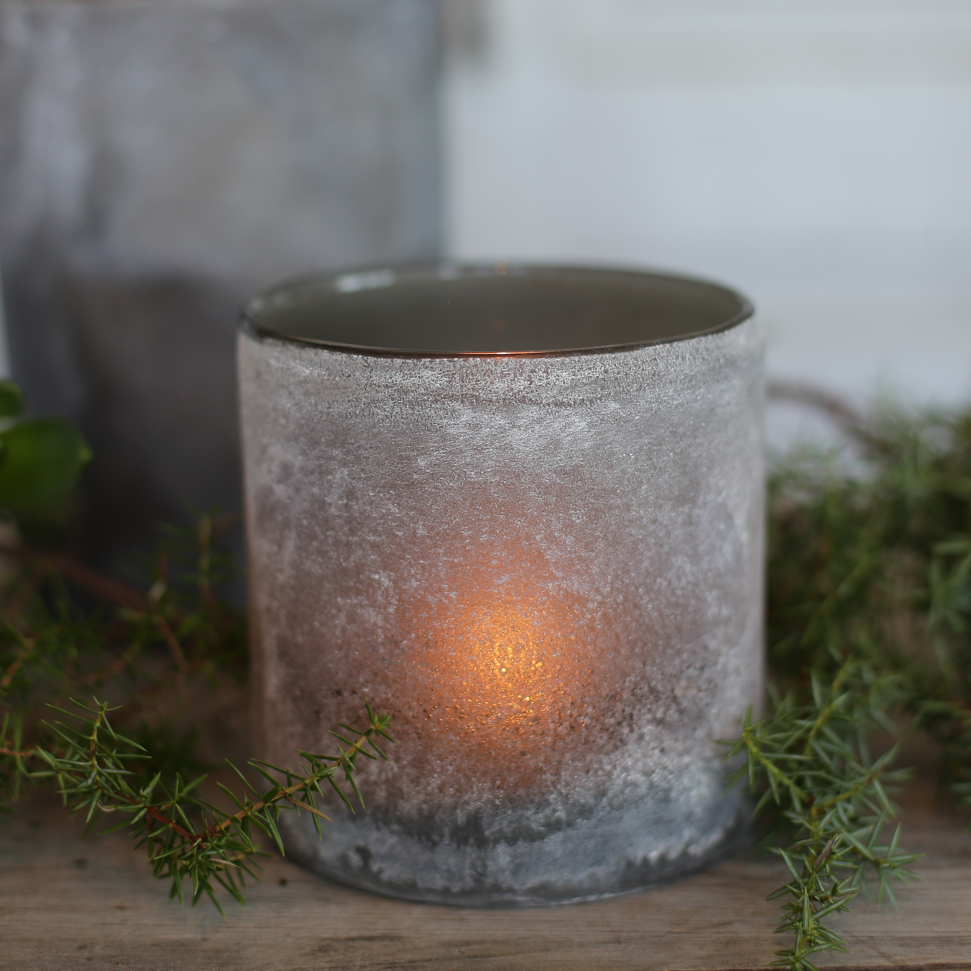 Frost Ljuslykta Grå - Mellan - 18