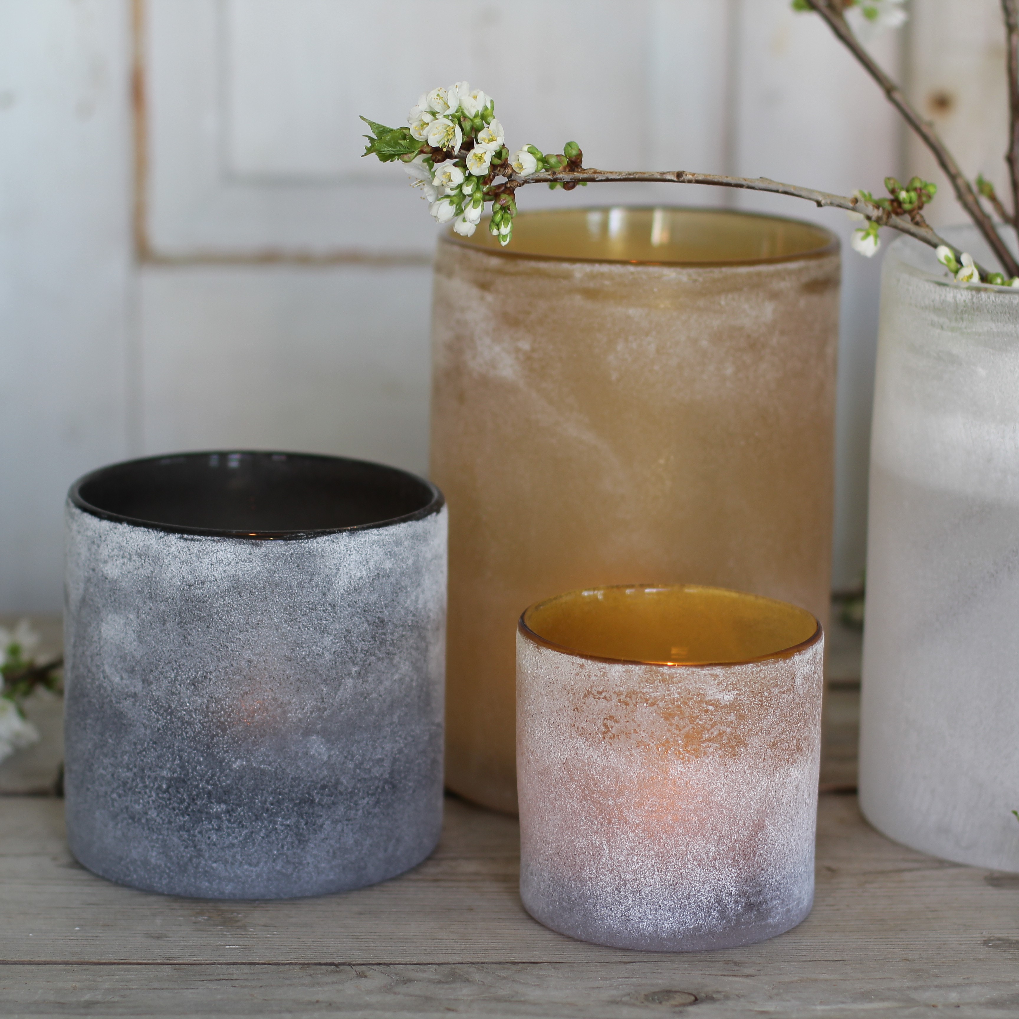 Frost Ljuslykta Grå - Mellan - 10