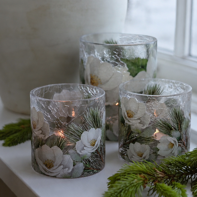 Lykta Winter Blossom Majas Cottage - Liten - 2