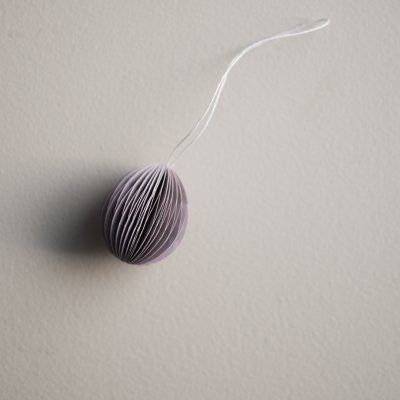 Ovalt Ägg - Hängande Dekoration Lila - 2