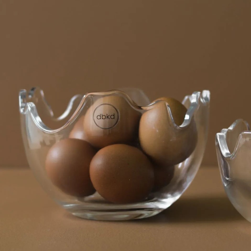 Happy Easter Skål/Kruka Glas - Stor - 5