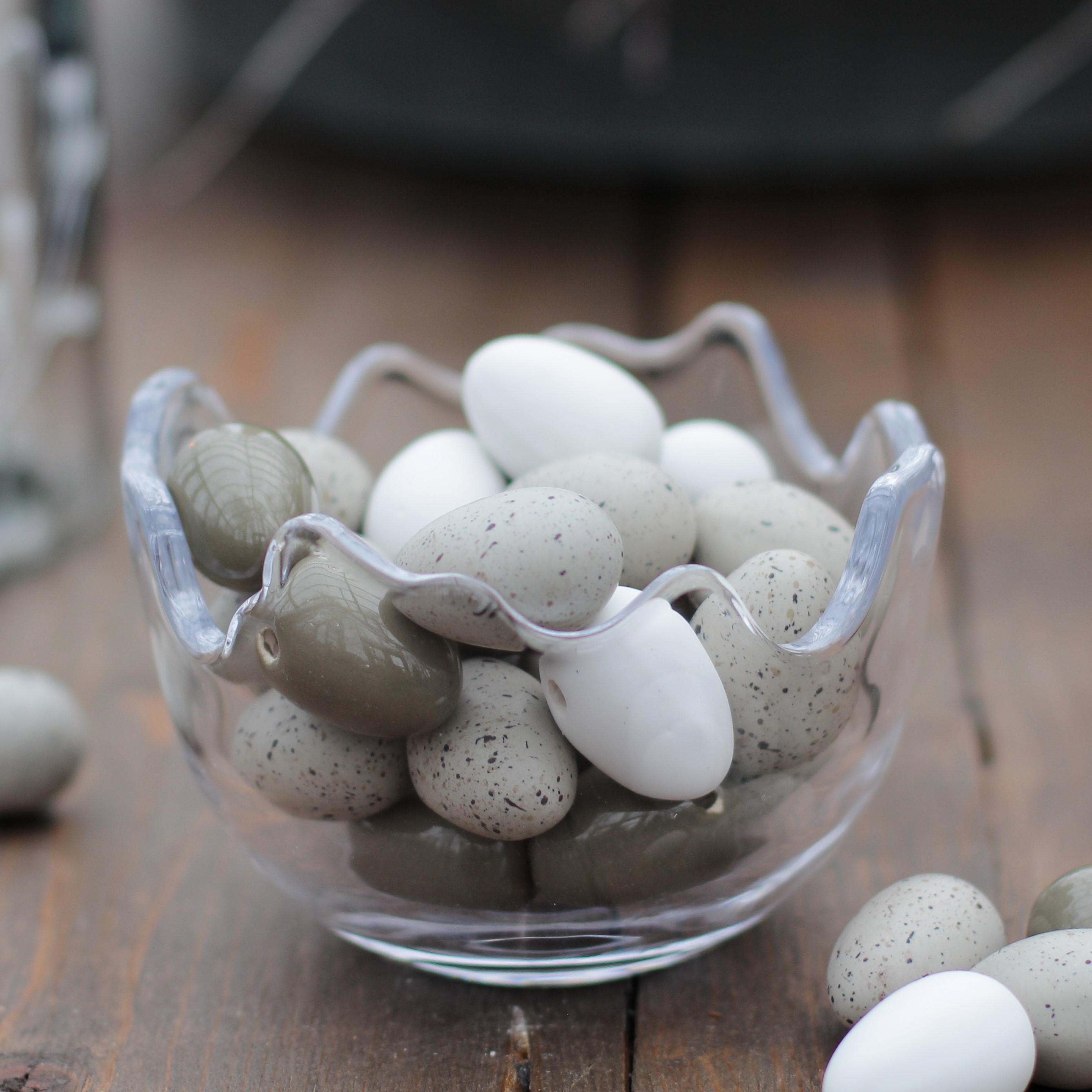 Happy Easter Skål/Kruka Glas - Liten