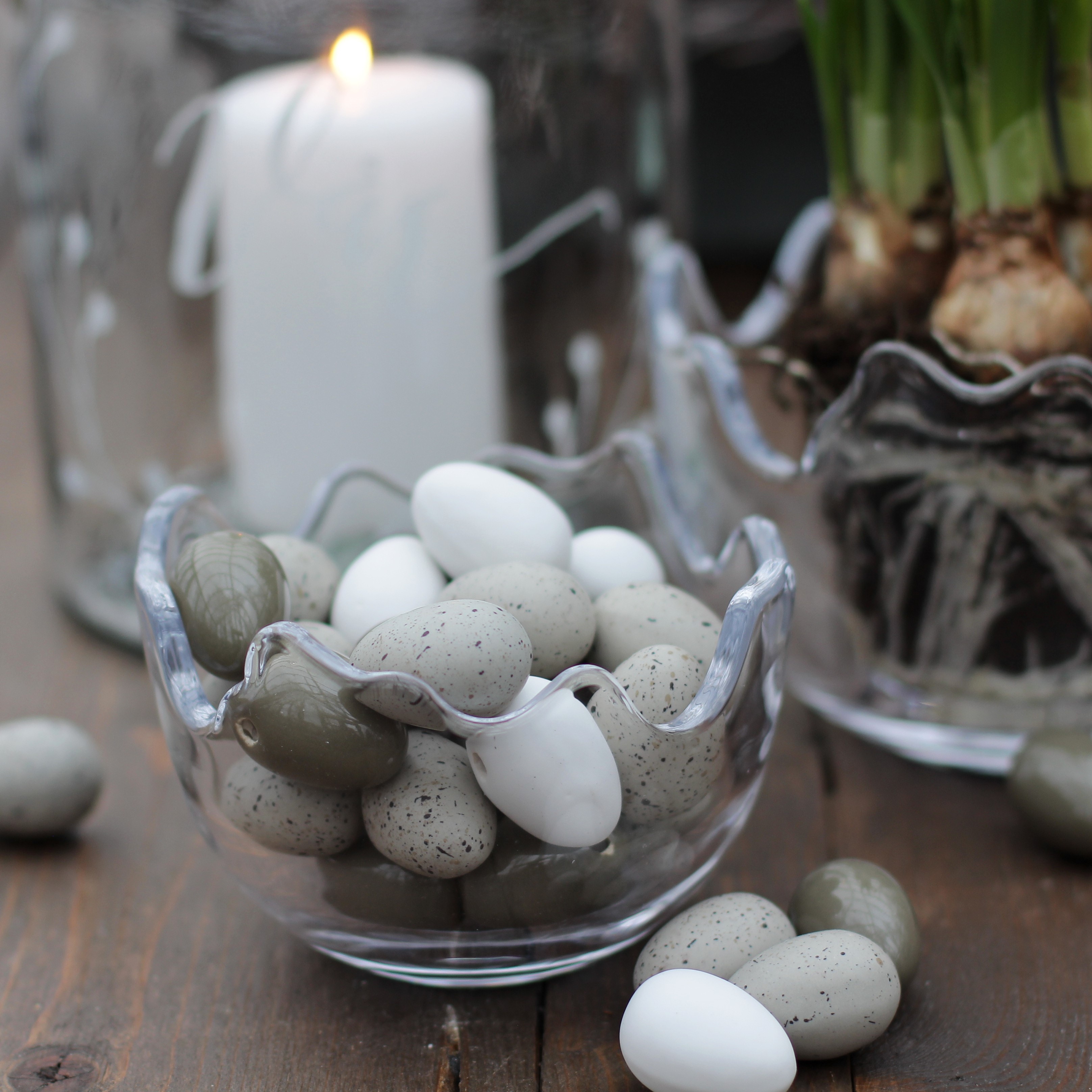 Happy Easter Skål/Kruka Glas - Liten - 4