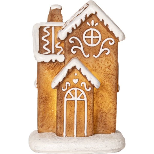 Pepparkakshus Mini med belysning/timer