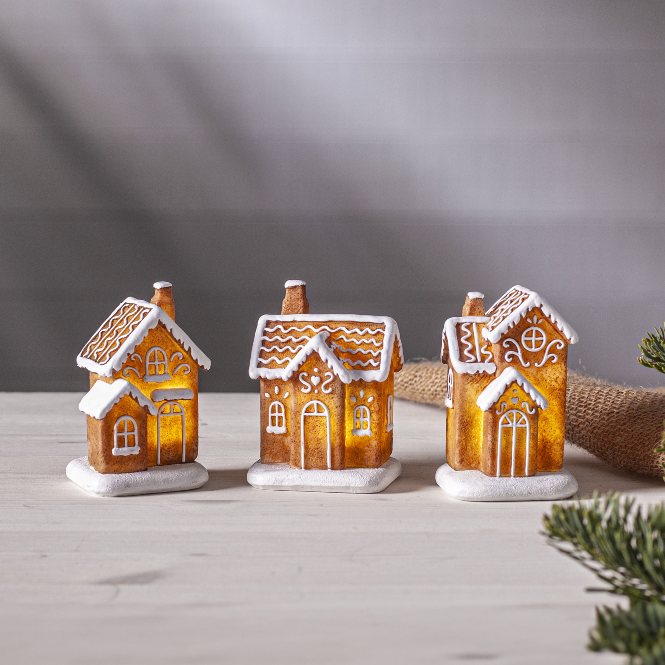 	Pepparkakshus Mini med belysning/timer - 2