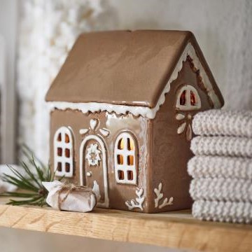 Pepparkakshus Stillenatt Brun - Bred