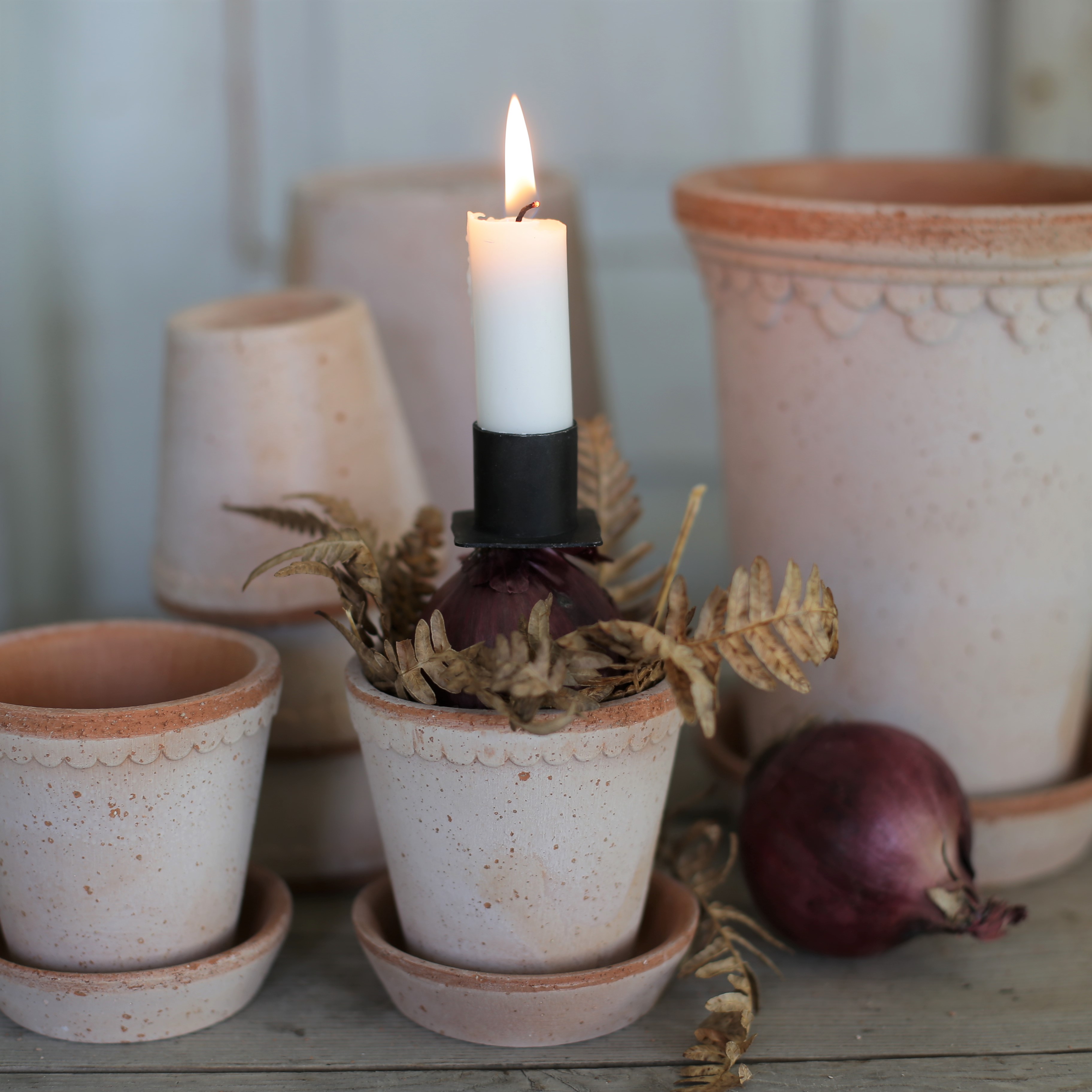 Kruka Helena mini 8,5 cm rustk terracotta - Bergs Potter - 9