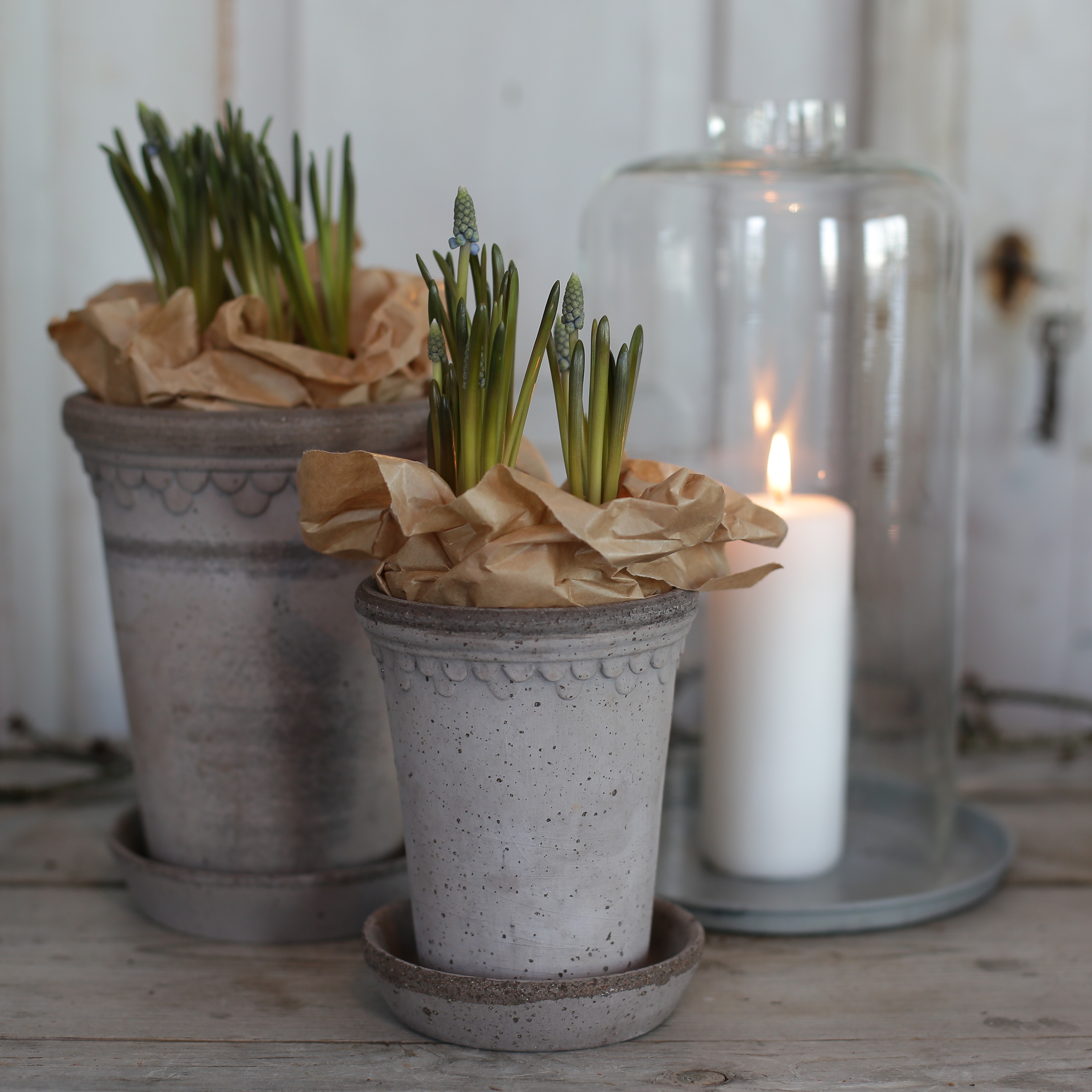 Kruka Köpenhamn hög smal grå - Bergs Potter - 3