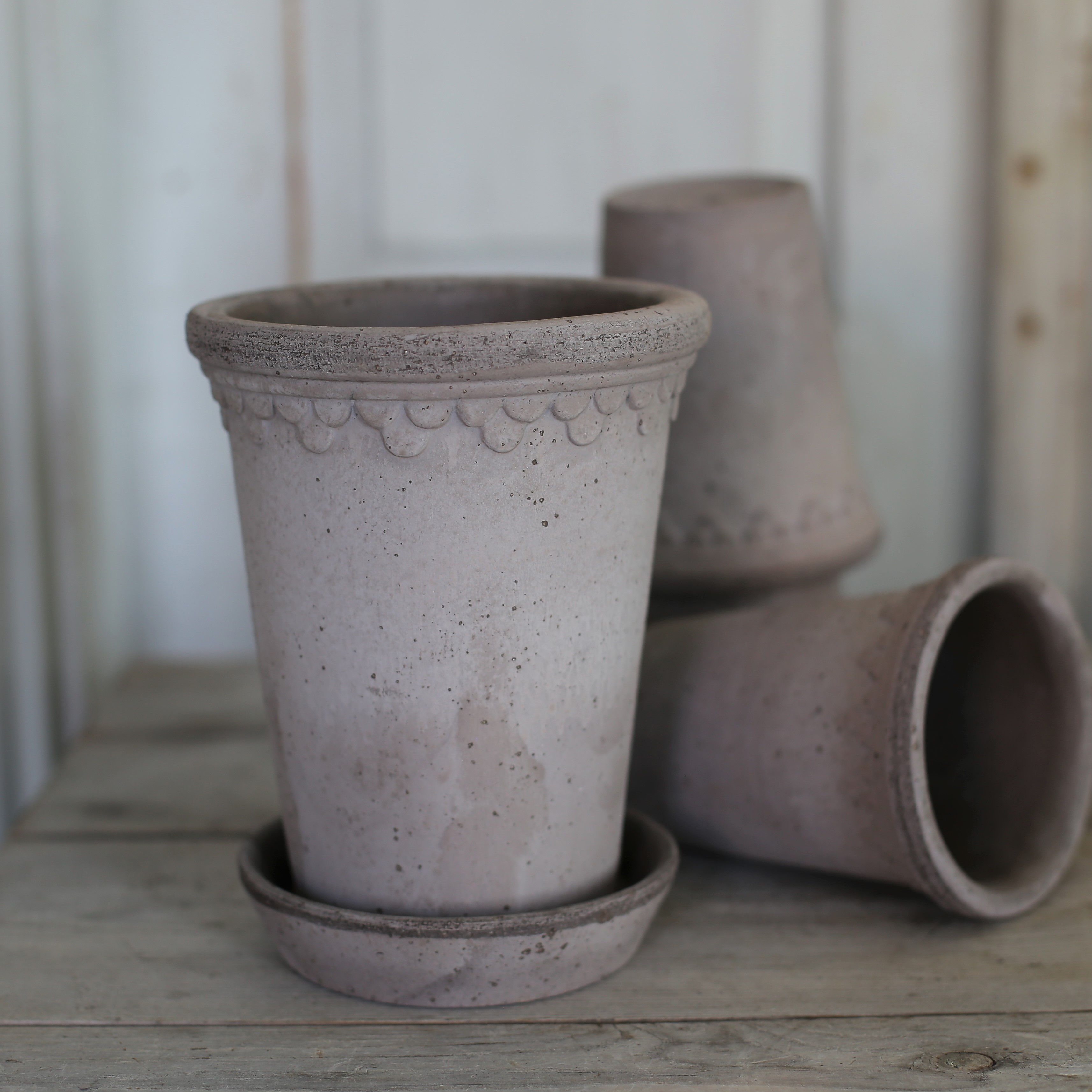 Kruka Köpenhamn hög smal grå - Bergs Potter - 6