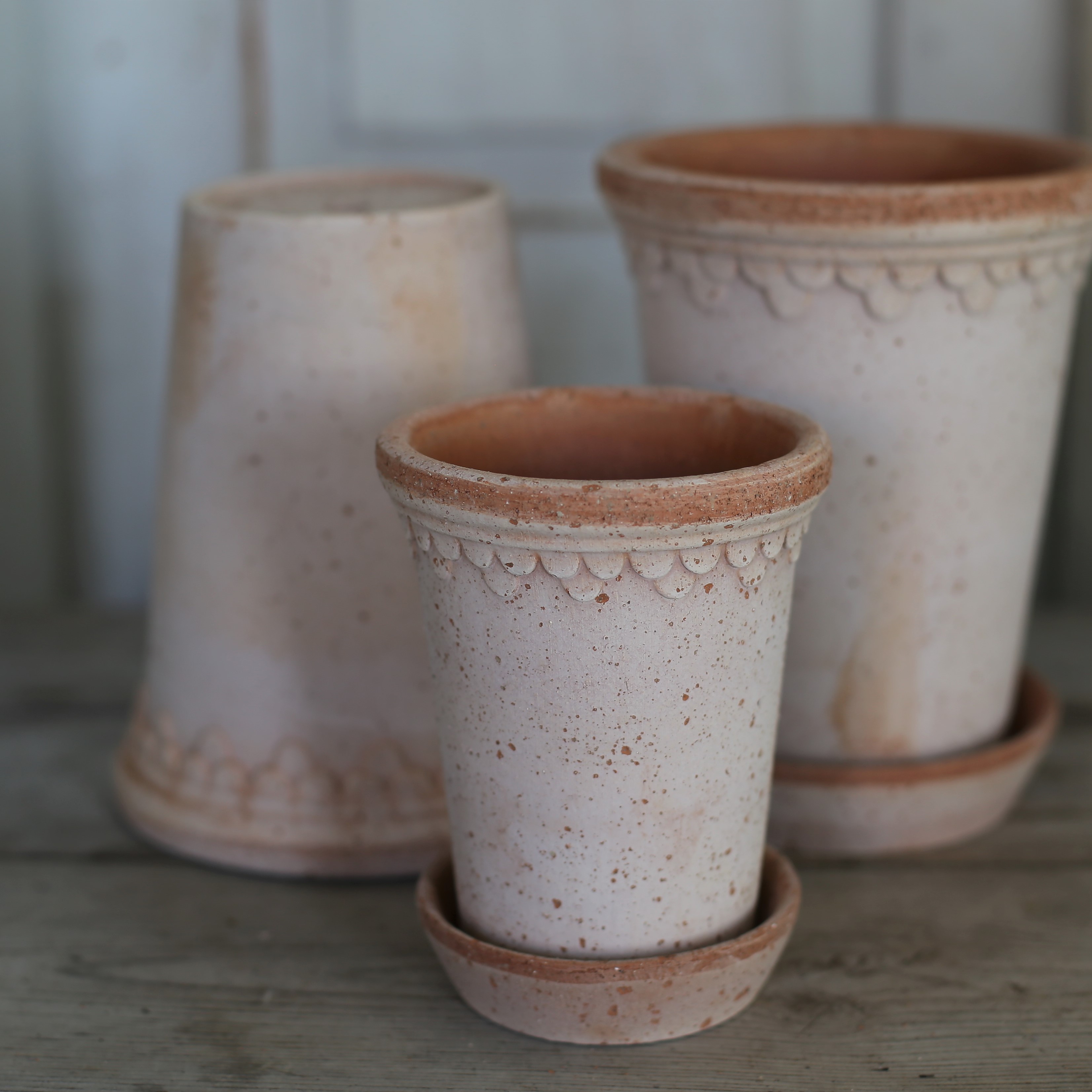 Kruka Köpenhamn låg smal rustik terracotta - Bergs Potter - 7