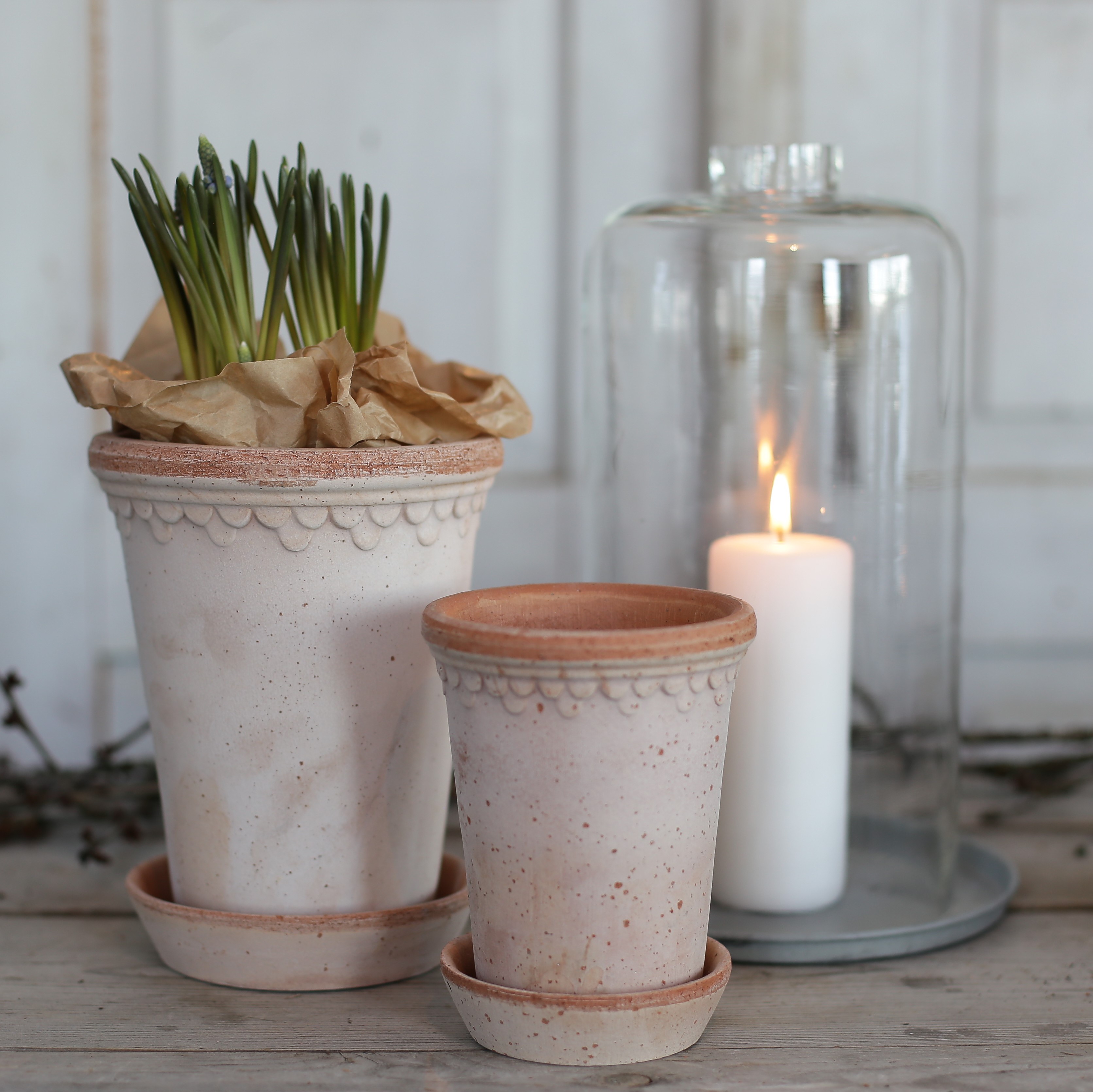 Kruka Köpenhamn låg smal rustik terracotta - Bergs Potter - 2