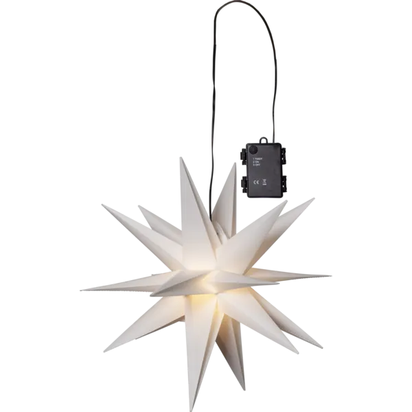 Stjärna Alice inkl. Timer Inom/Utomhusbruk - 33 cm (Förbokas) - 6