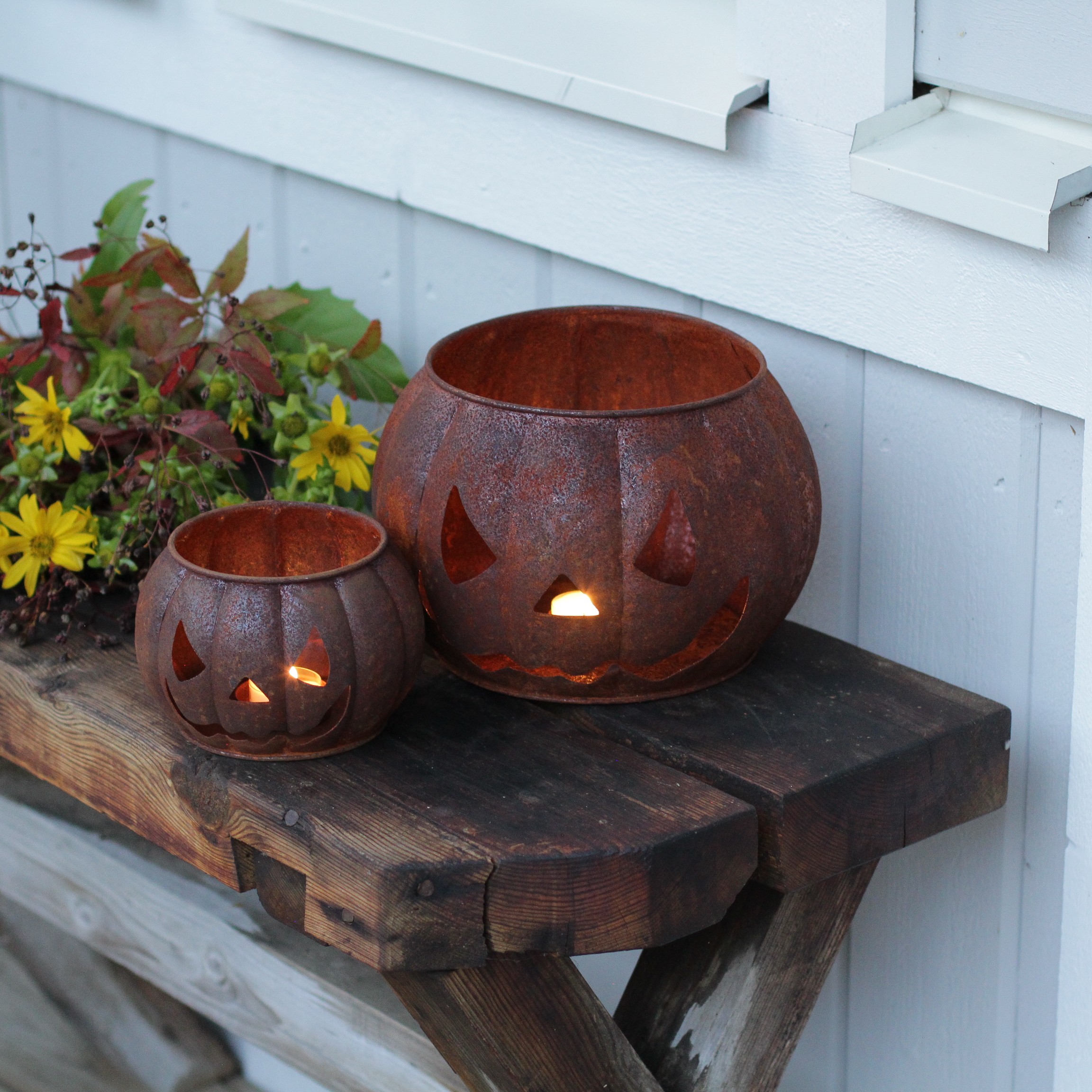 Pumpa Lykta Rost - Stor - 3