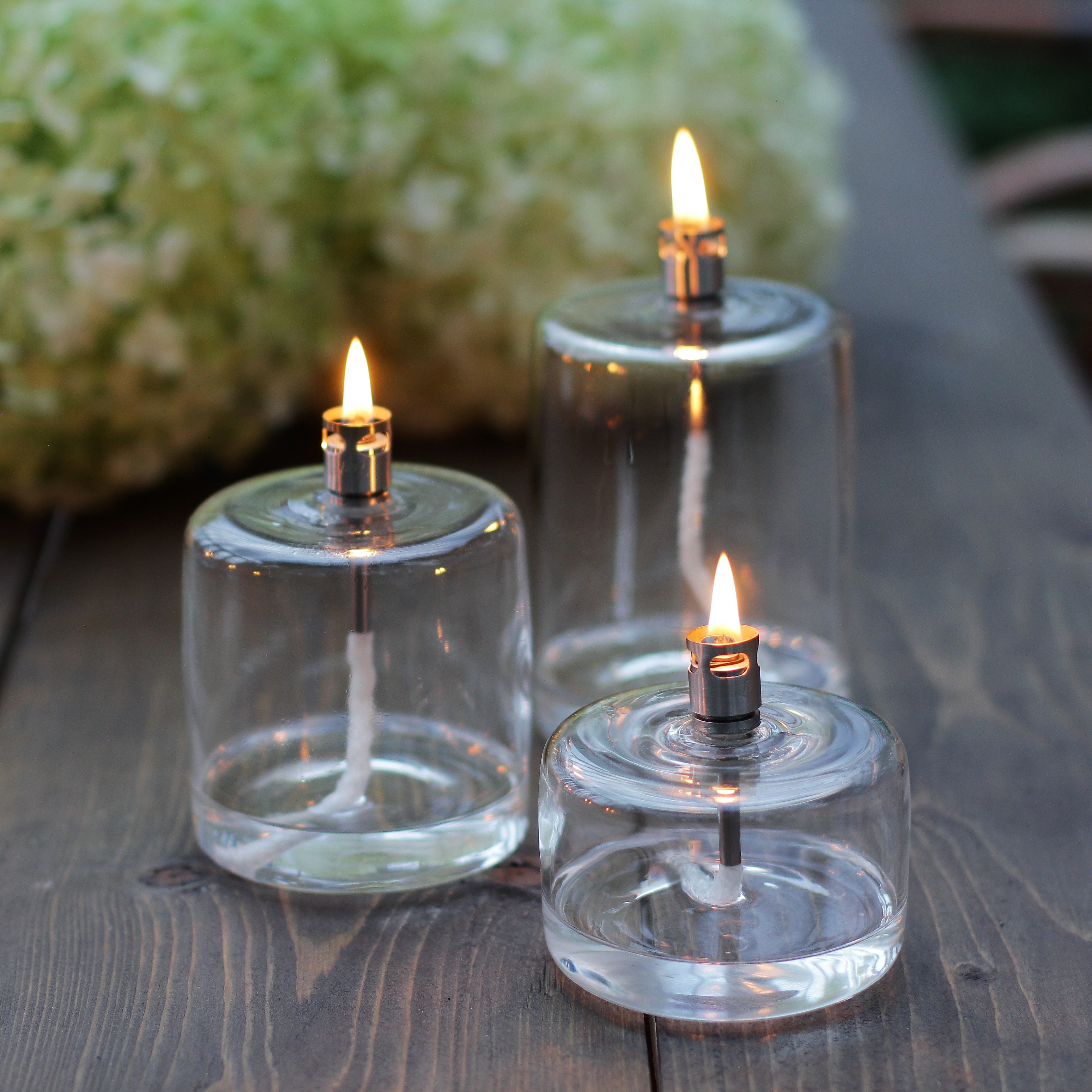 Glass Oil Votive Candles
