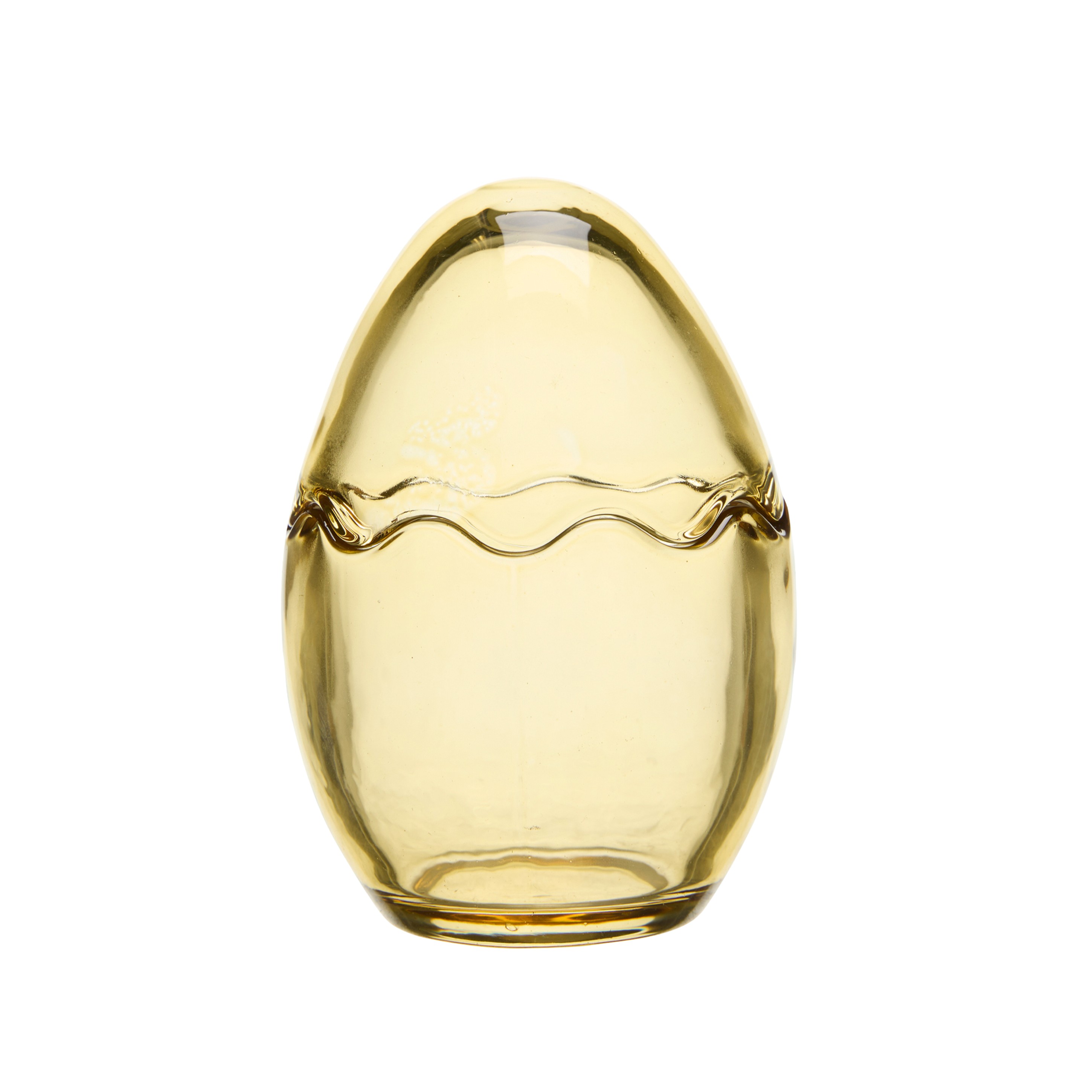Ägg skål med lock - Gul - 2