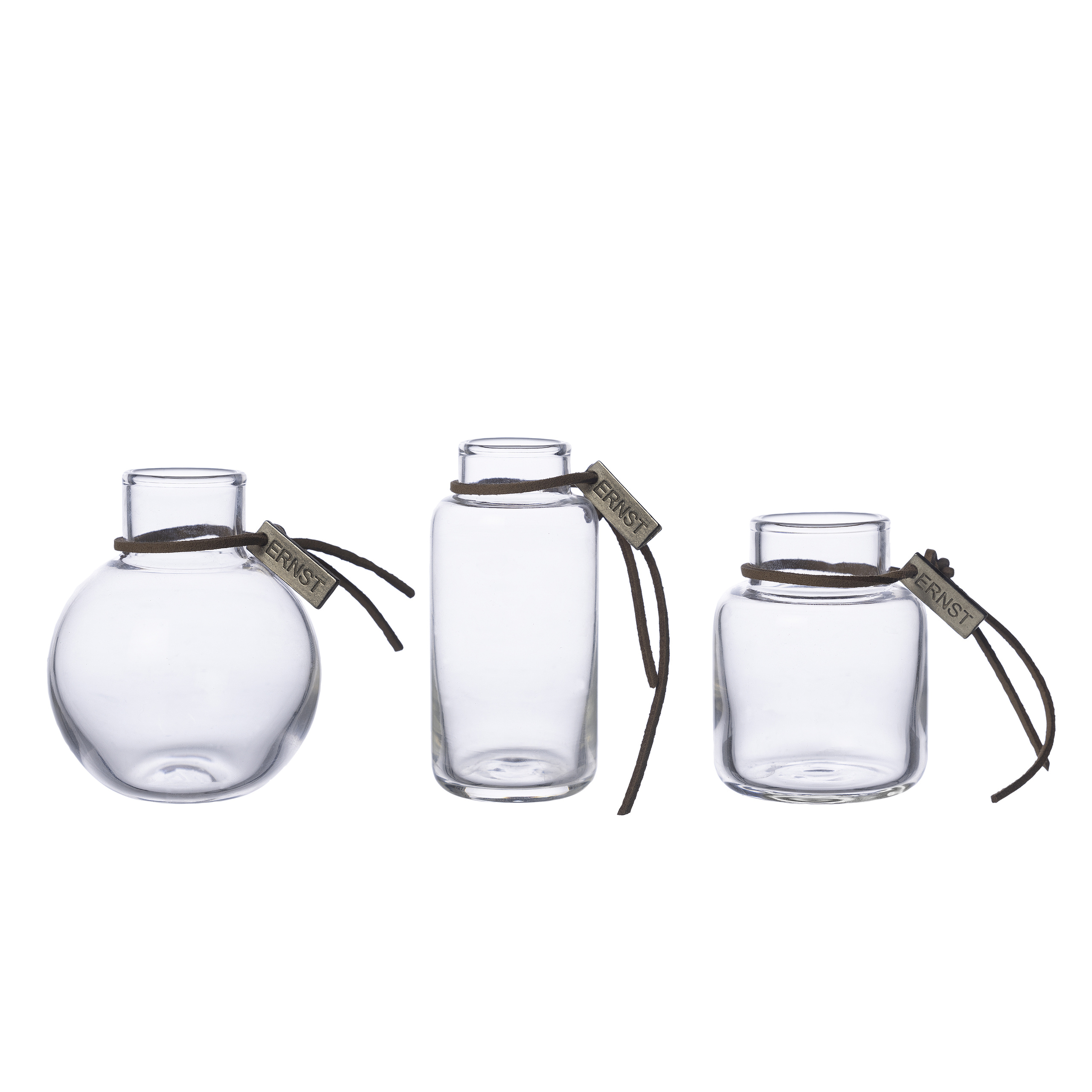 Glasvas Mini 3-pack - ERNST - 2