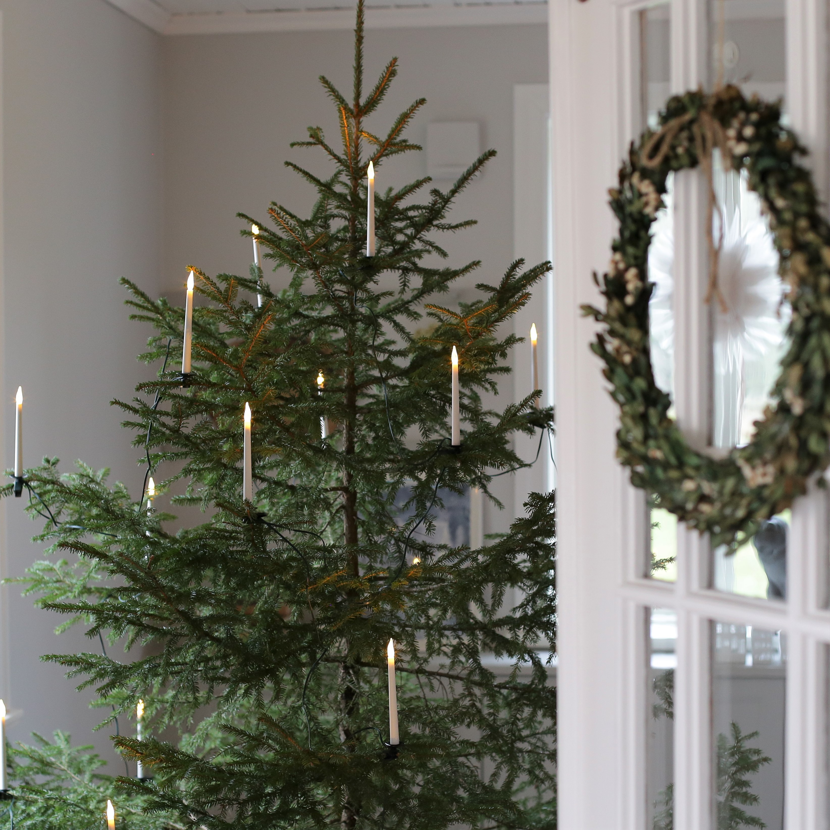 Julgransbelysning smala ljus (25 ljus)