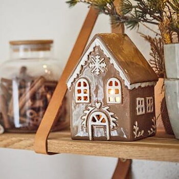 Pepparkakshus Stillenatt Brun - Smal