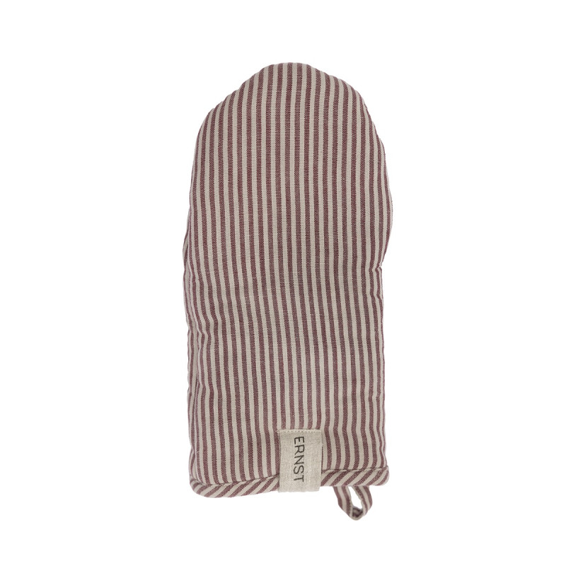 Grytvante Randig ERNST - Röd/Beige