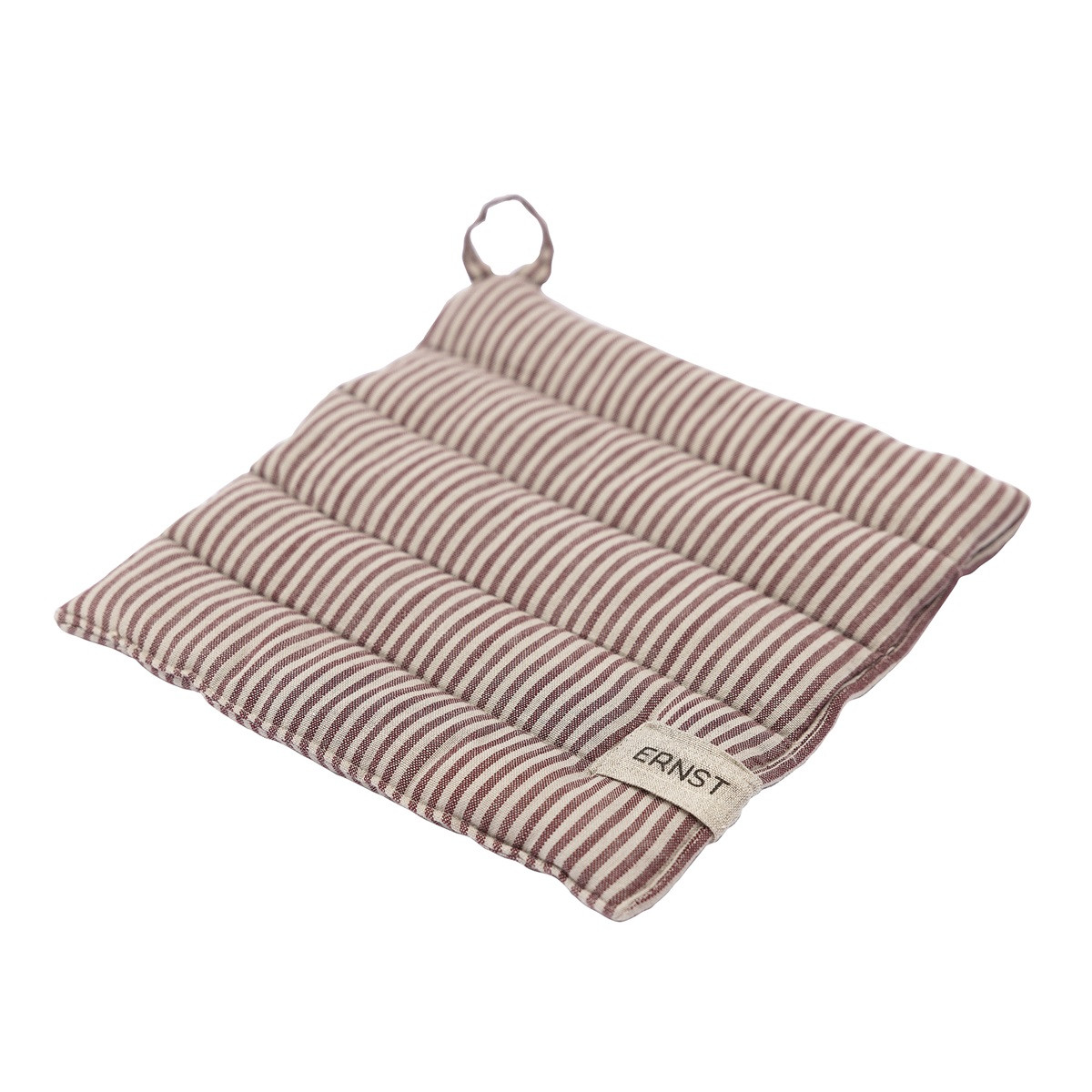 Grytlapp Randig ERNST - Röd/Beige