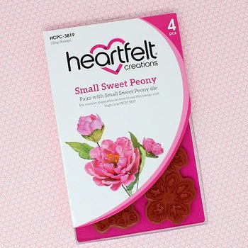 Heartfelt - Stämpelset - Small Sweet Peony