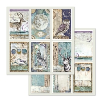 Stamperia -  Face cosmos - 10 olika dubbelsidiga ark - 5