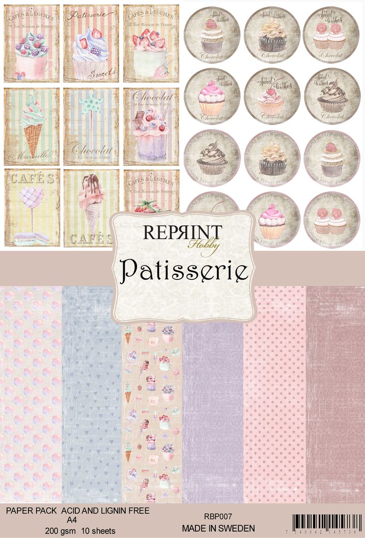 Reprint - Patisserie Collection - Paperpack A4