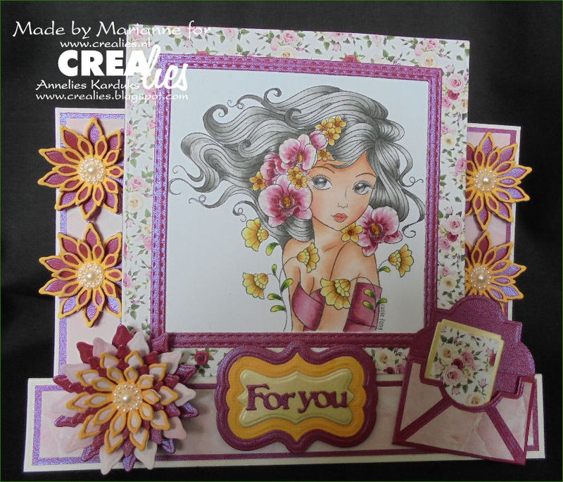 Crealies - Set of 3 no. 35 Flowers  - 2