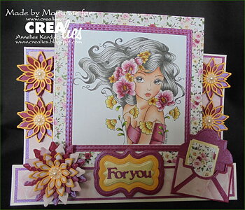Crealies - Set of 3 no. 35 Flowers 