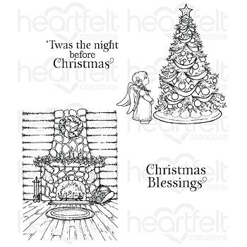 Heartfelt - Stämpelset - Winter's Eve Cling Stamp Set