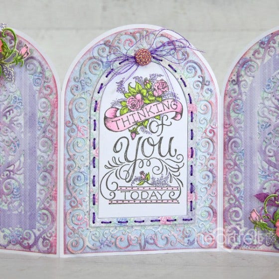 Heartfelt - Elegant Gateway Sentiments - Cling Stamp Set - 3