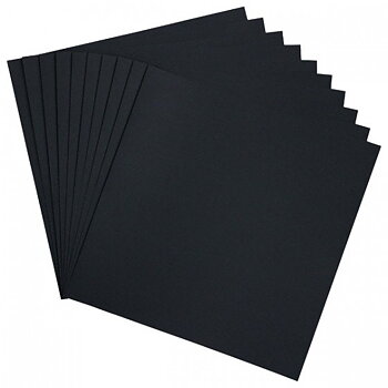 Heartfelt - Black cardstock 10-pack