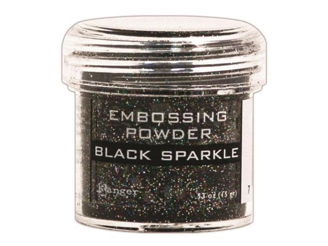 Ranger - Embossing powder - Black sparkle