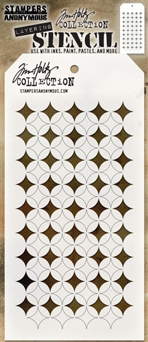 Tim Holtz - Layering stencil - Shifter Burst