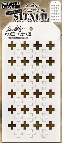 Tim Holtz - Layering stencil - Shifter Plus