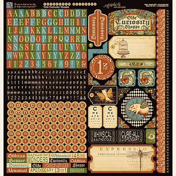 Graphic45 - Olde Curiosity Shoppe, DCE-set 12" x 12"