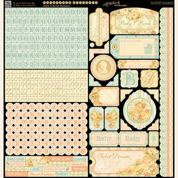 Graphic45 - Baby 2 Bride, DCE-set 12" x 12" - 2