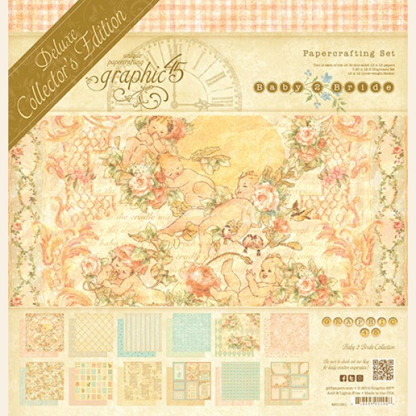 Graphic45 - Baby 2 Bride, DCE-set 12" x 12"