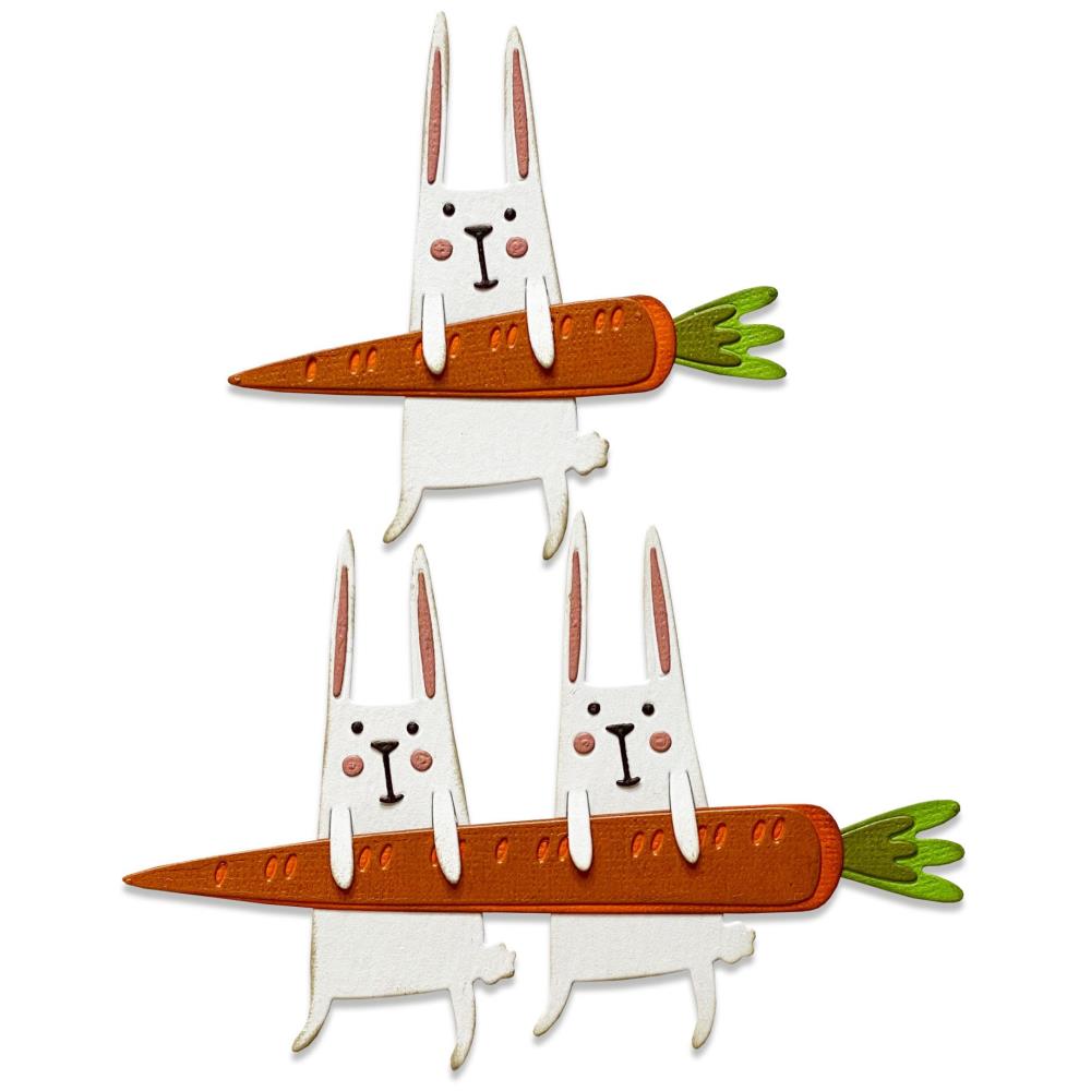 Sizzix - Thinlits Dies - Carrot Bunny