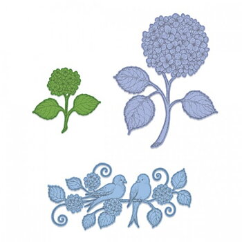 Heartfelt - Dies - Fresh Cut Hydrangea