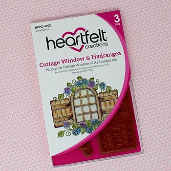 Heartfelt - Stämpelset - Cottage Window & Hydrangea