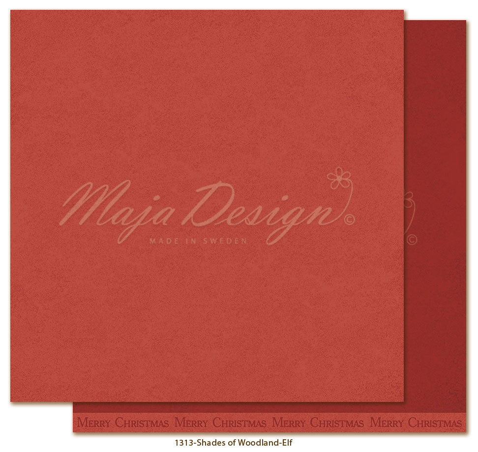 Maja Design - Monochroma till  Woodland Christmas - 8 ark 2 av varje. - 3
