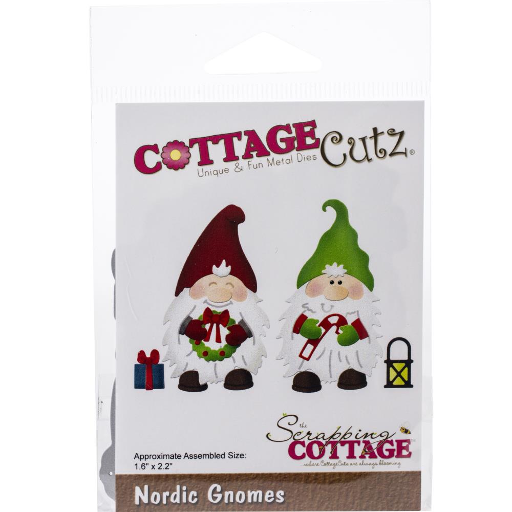 CottageCutz - Dies Nordic Gnomes 1.6"X2.2"